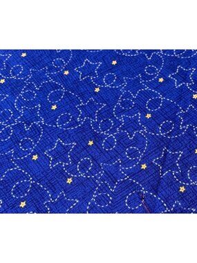 Debbie Mumm Cotton Fabric Stars & Swirls 1/2 yard x 42" Jo-Ann Craft Blue Yellow
